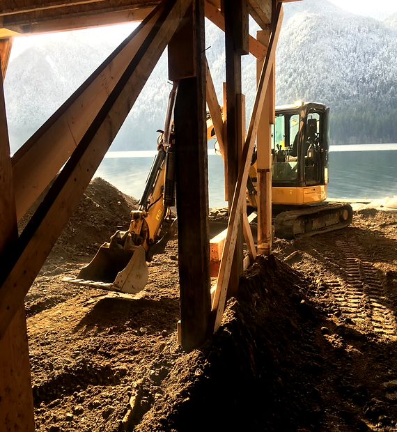 excavating site