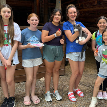 bunch of little girls in art 4 you