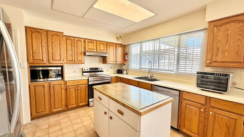 Kitchen in a Sunwise Property-managed house