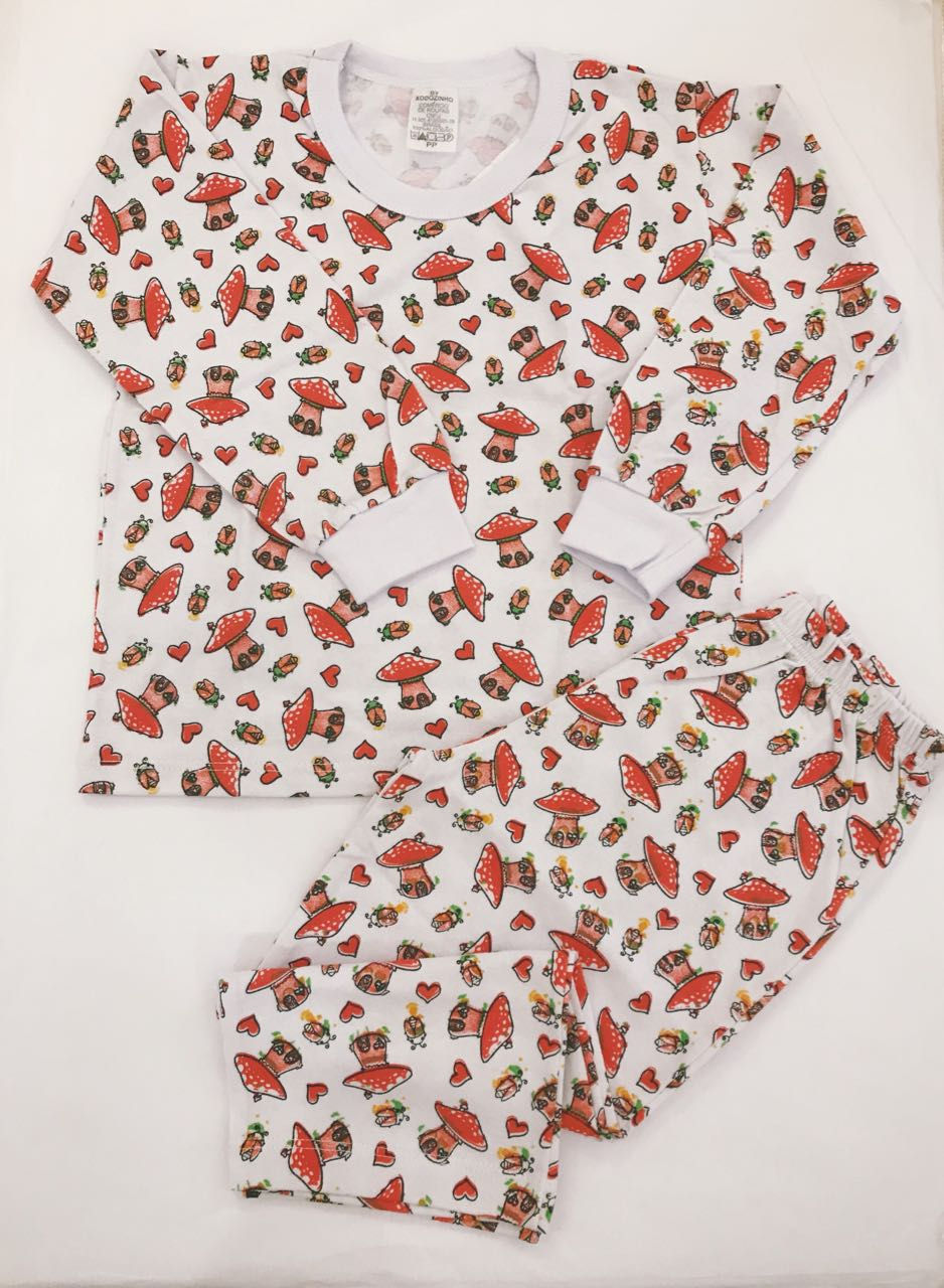 Pijama Cogumelos