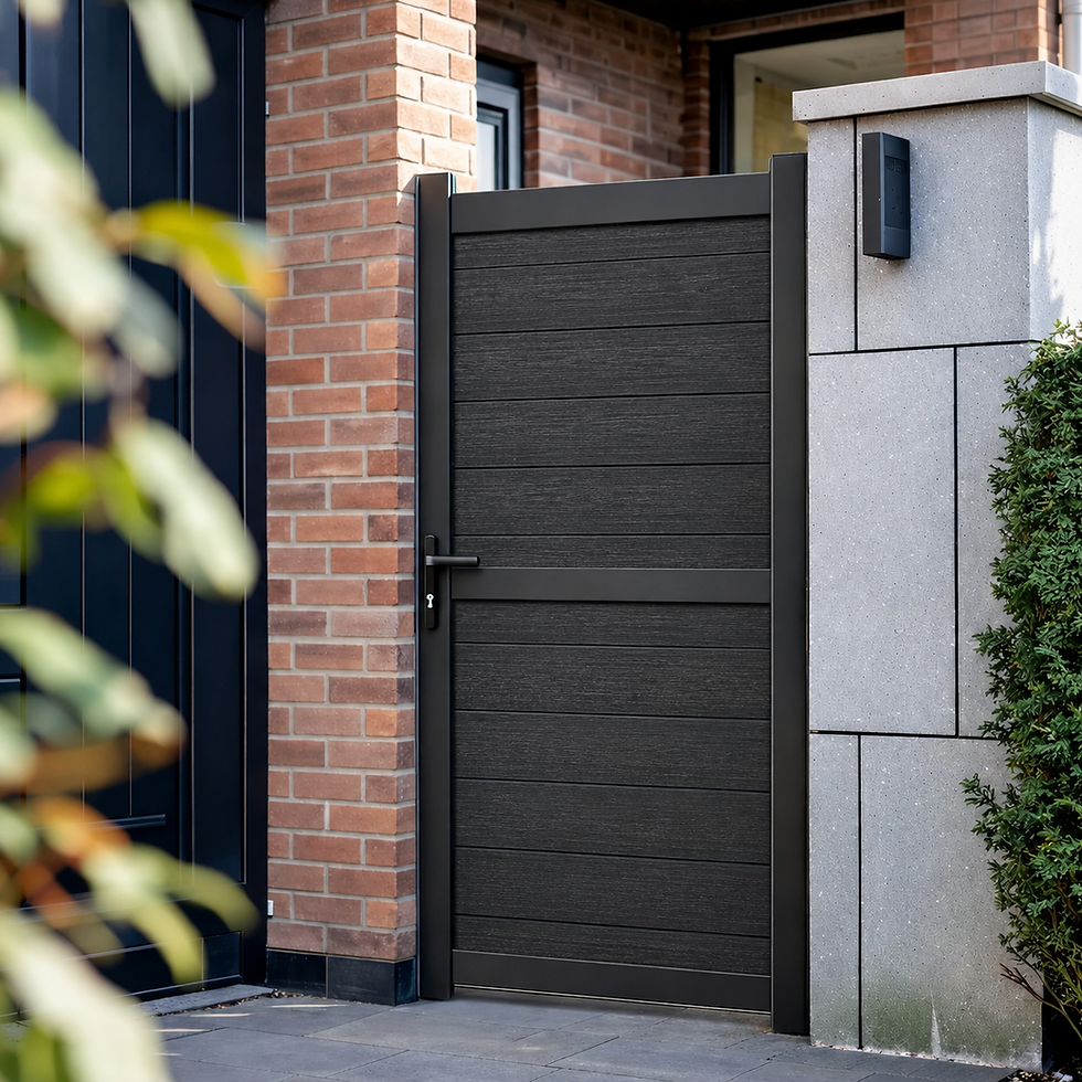 Classic Graphite ready-made composite garden gate