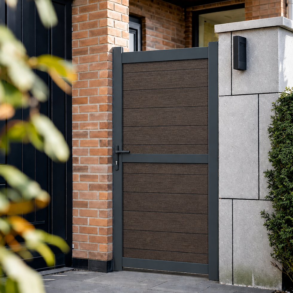 Deano's Ready made Grey composite gate with Walnut infill.png