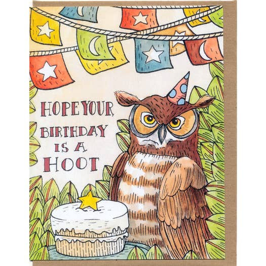 Hope your birthday is a hoot - by Mattea