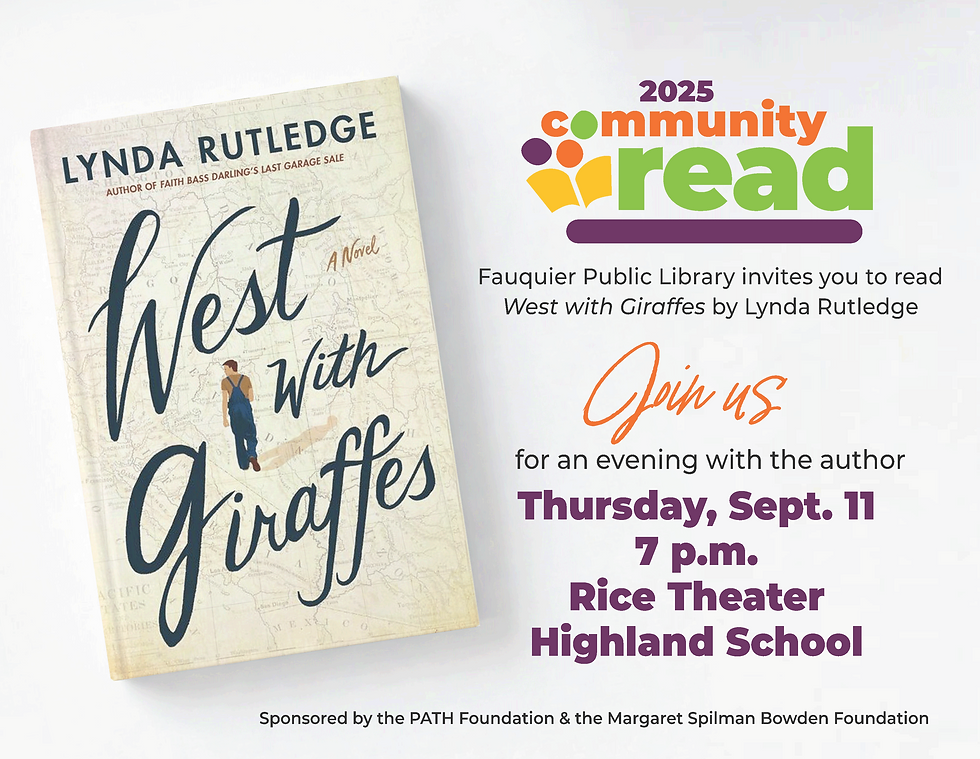 Fauquier Community Read: An Evening with the Author