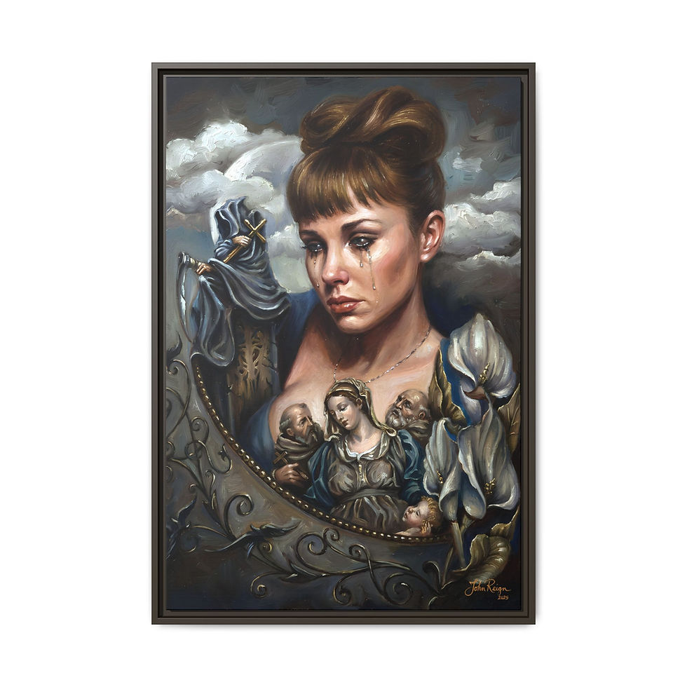 Thumbnail: "Death Of A Gothic"— Melancholic Portrait By John Reign