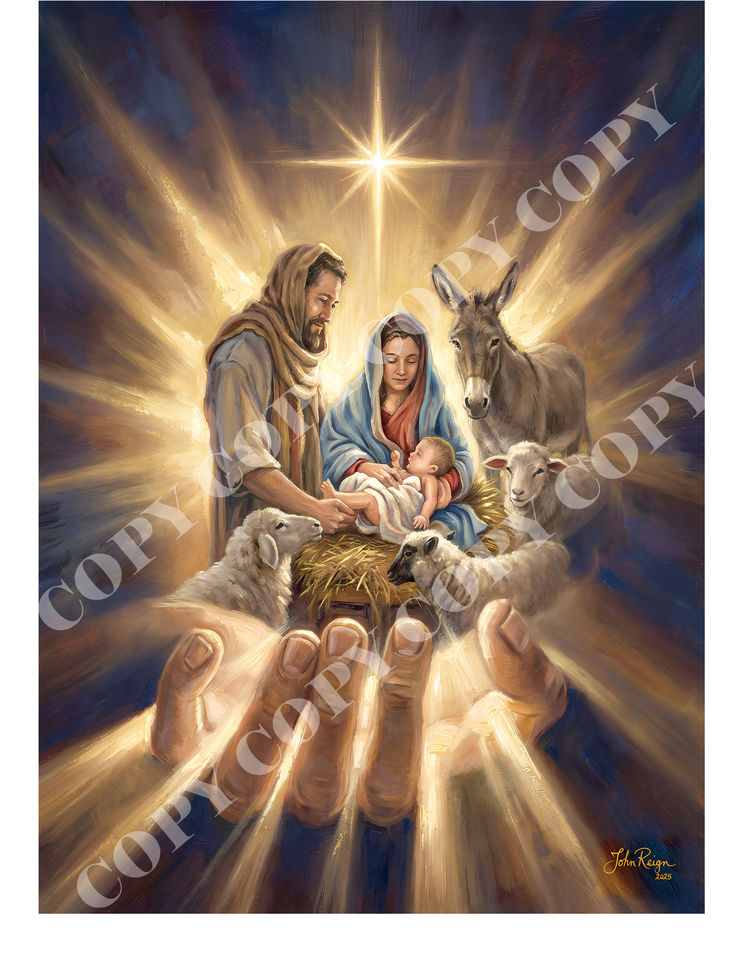 "The gift" hand signed limited art print 8.5 x 11