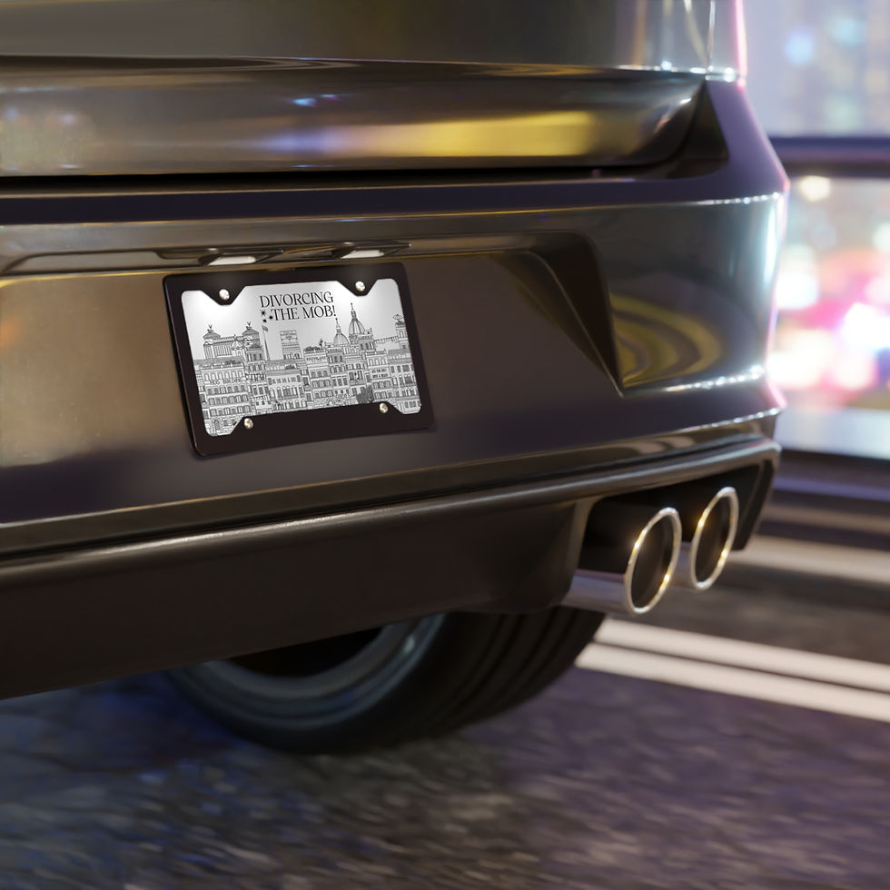 Thumbnail: DIVORCING THE MOB...Custom Vanity Plate