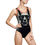 Thumbnail: Swimsuit - Monster Inspired Electrifying Print Women's Classic One-Piece