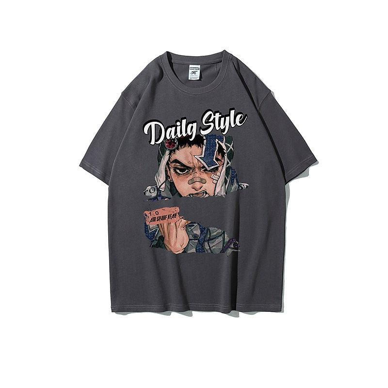 Thumbnail: Loose Fit Cartoon Print T-shirt