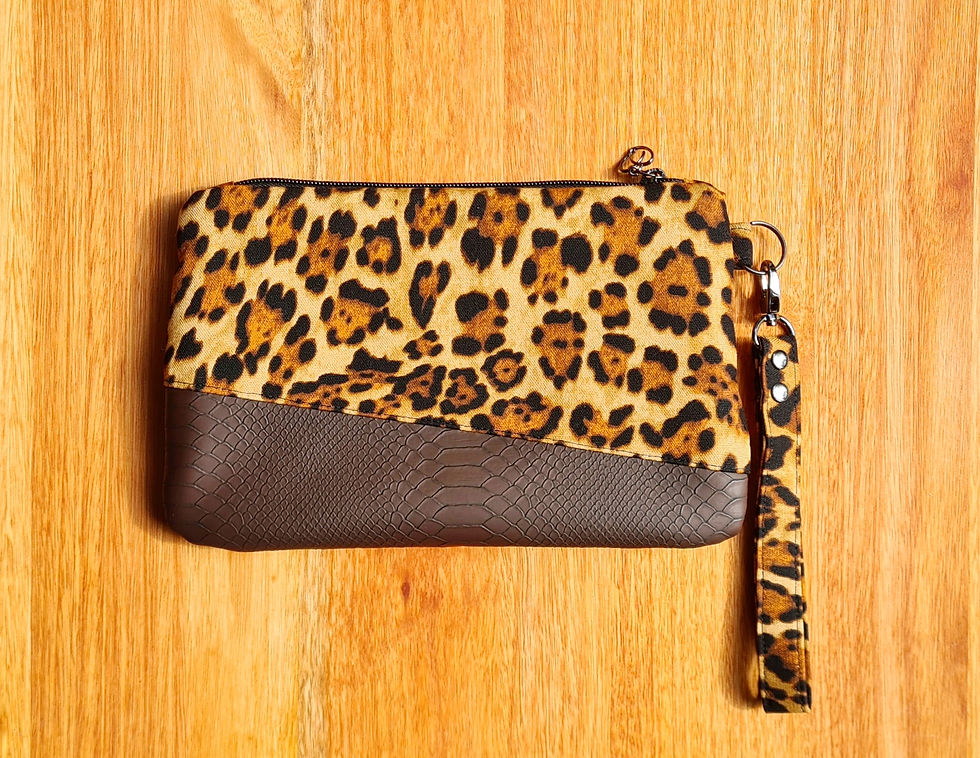 Leopard Print Clutch, Evening Bag