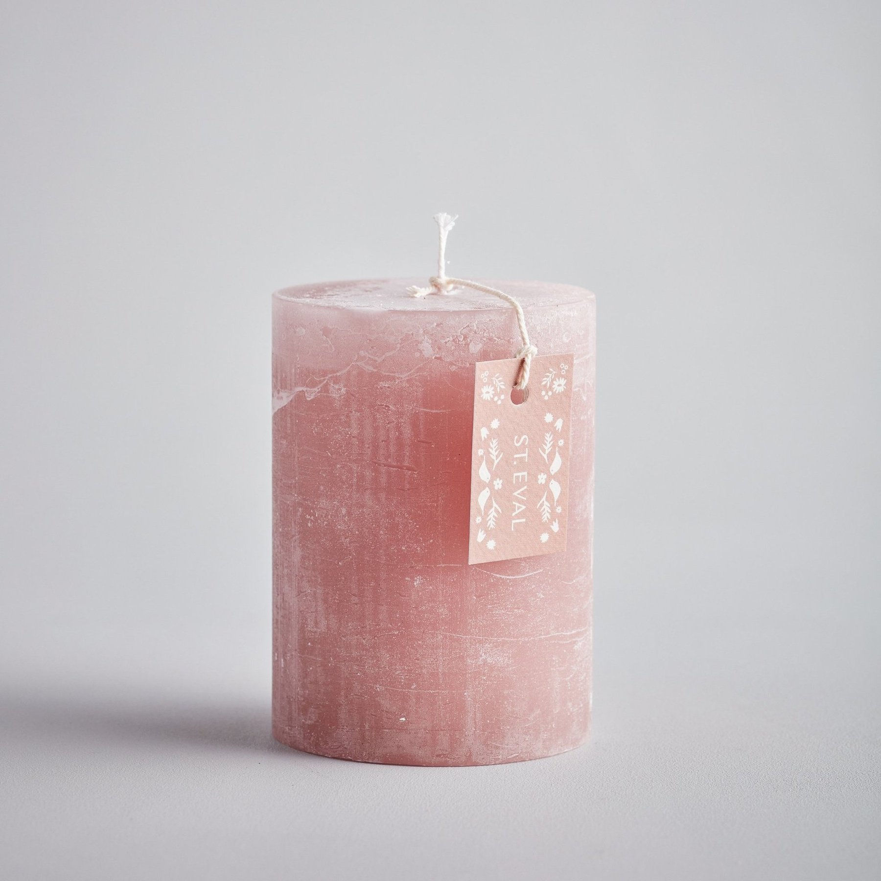 Rhubarb Folk 3"x4" Scented Pillar Candle - St Eval