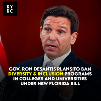 Gov. Ron DeSantis plans to ban diversity & inclusion programs in colleges and universities