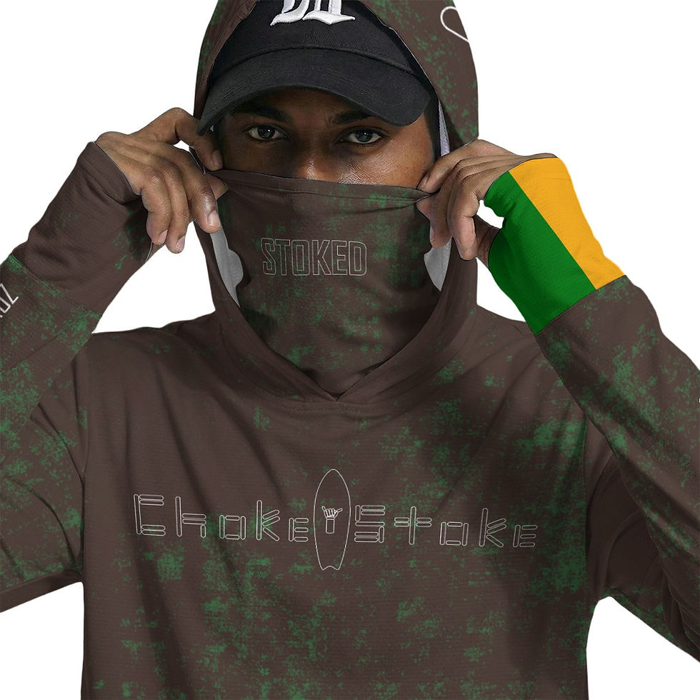 Thumbnail: Surf UPF Hoodie - Forest Rasta