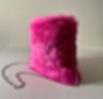 Sizzle Pink Faux Fur Baguette