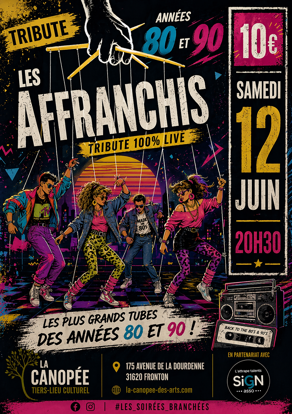 TRIBUTE ANNÉES 80 & 90