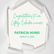 Lottery Calendar Winner - March 9, 2026