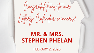 Lottery Calendar Winner - February 2, 2026