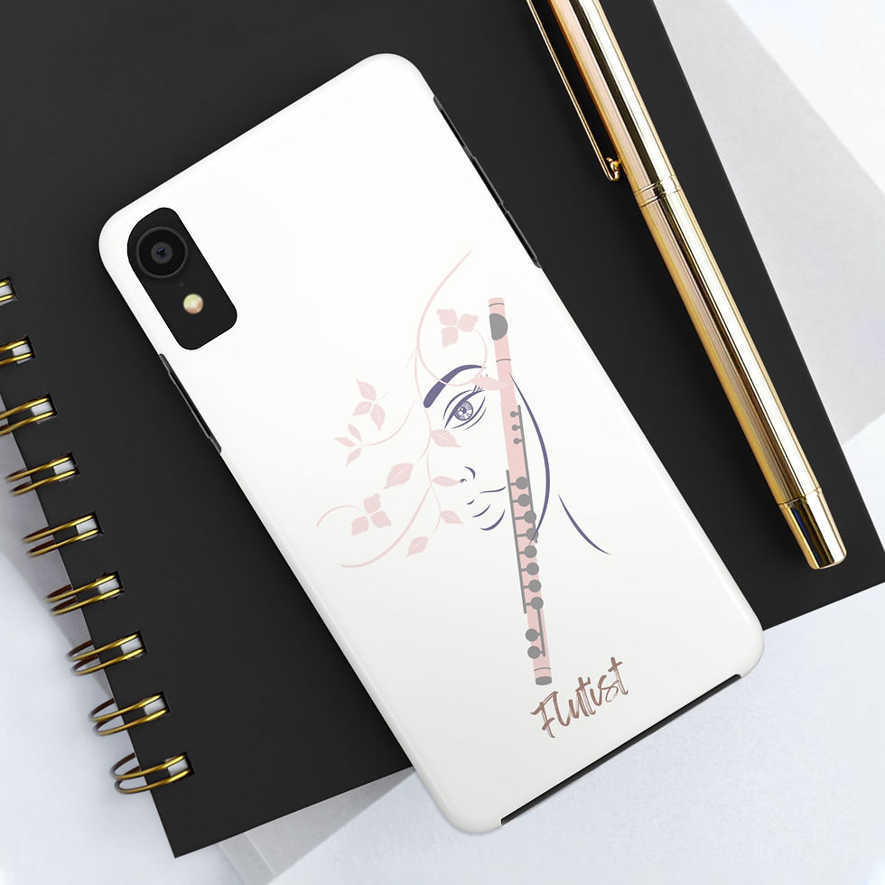 Thumbnail: Flute Lady Phone Case