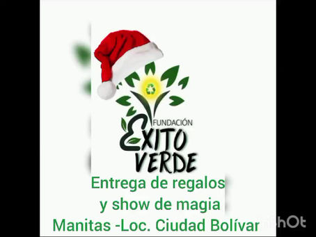 Entrega de regalos Manitas