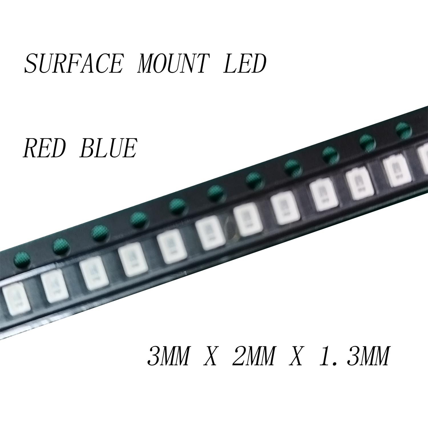 Surface mount LED 3020 red blue