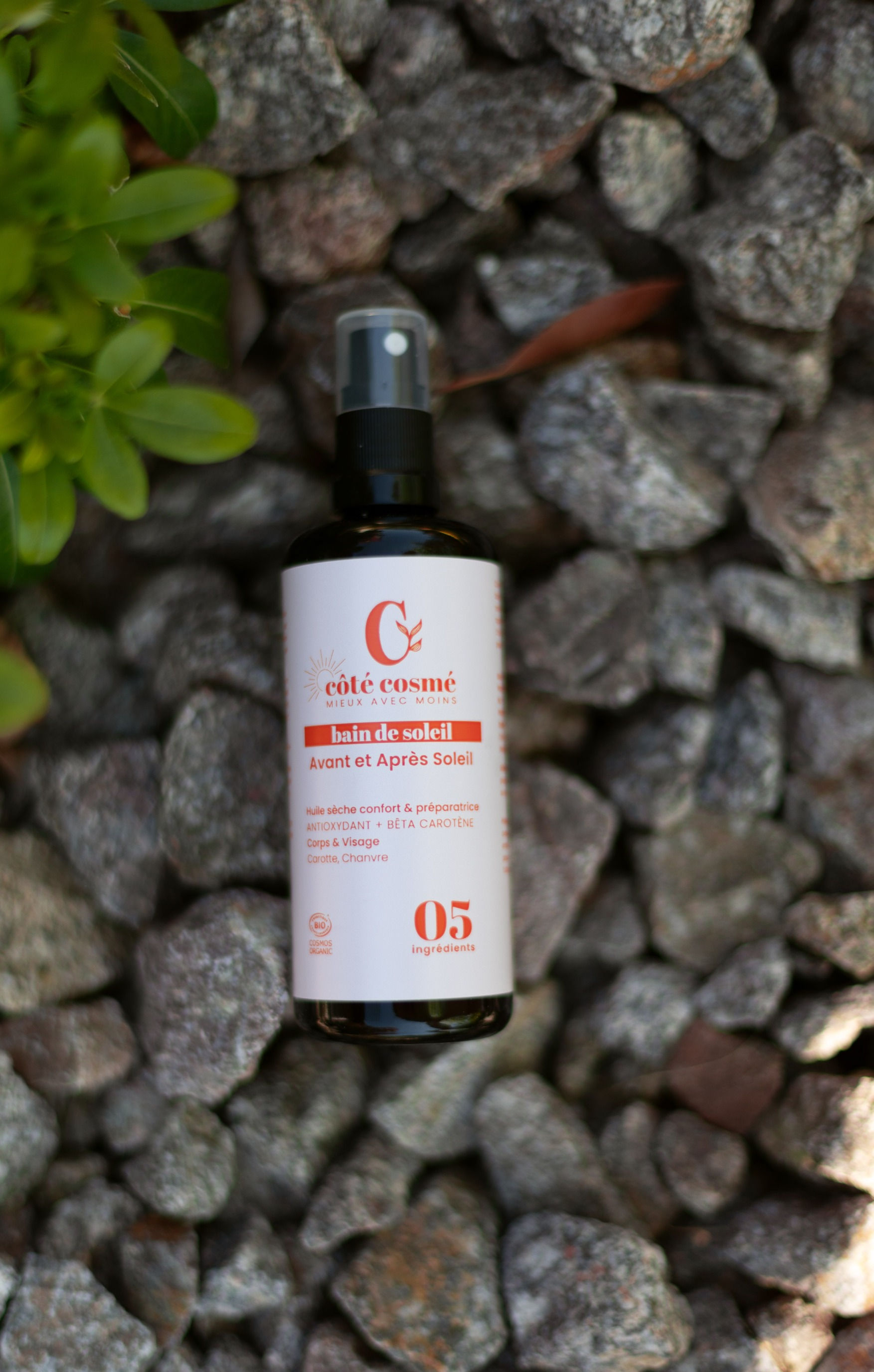 Huile Avant & Après Soleil - Corps & Visage - Carotte & Chanvre Alsacien