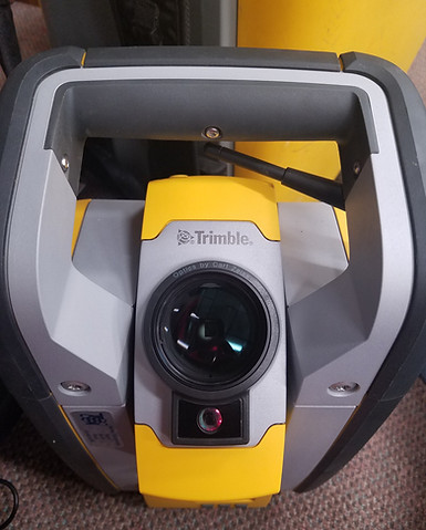 robotic layout construction, total station site setup