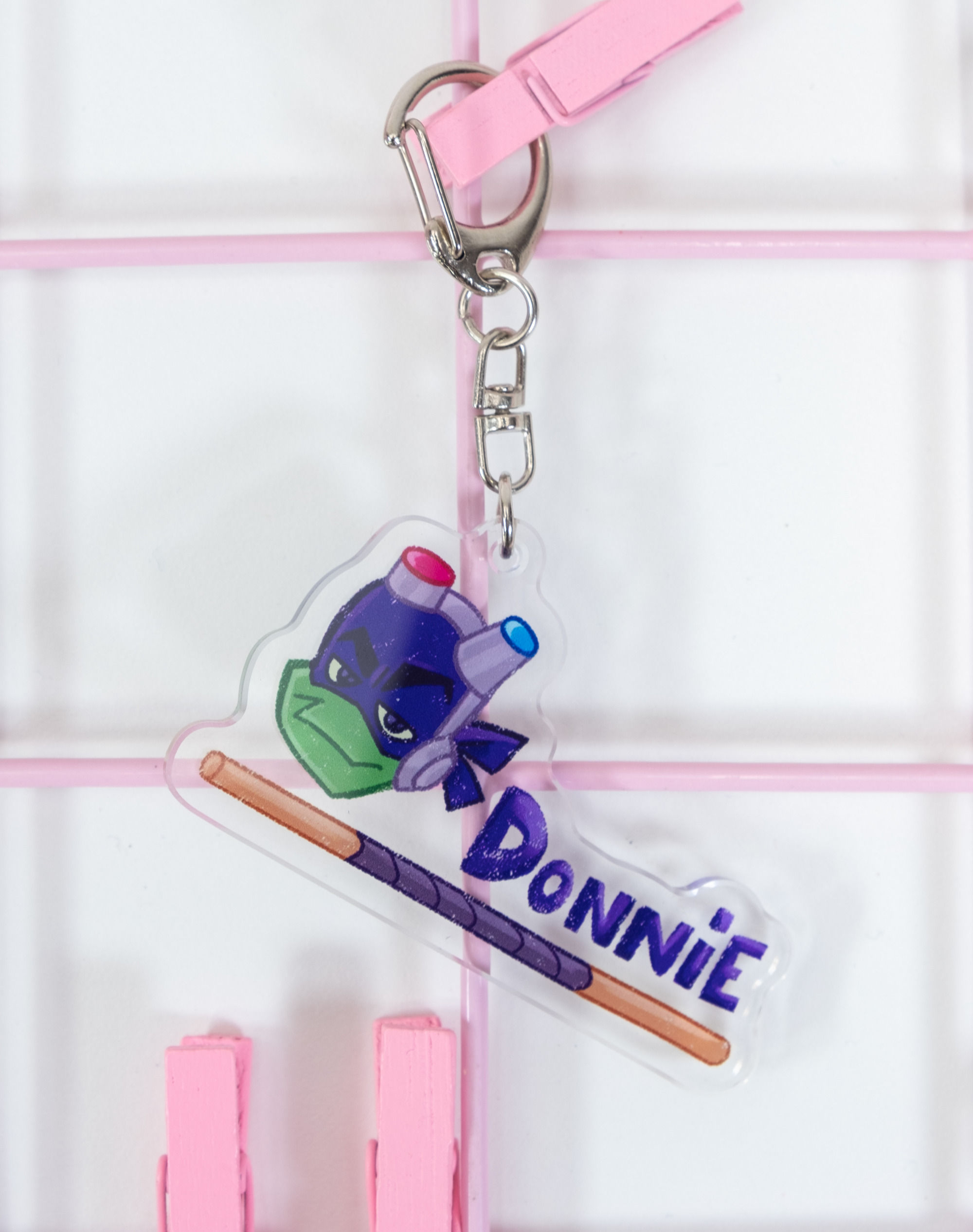 Rise of the TMNT Acrylic Keychain: Donatello