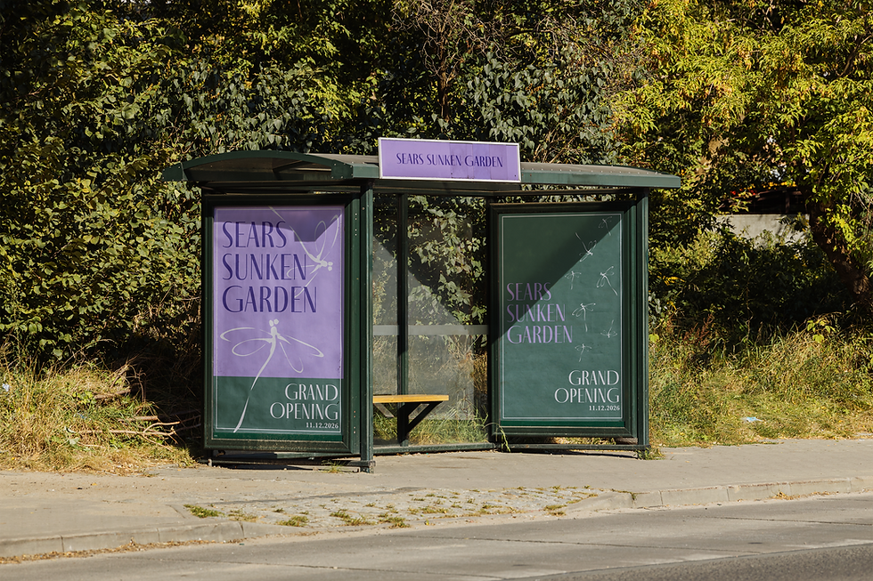 Sears Sunken Garden Bus Shelter