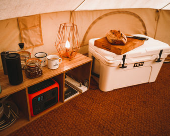 tent interior