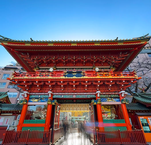 Kanda Myoujin Shrine
in Tokyo. Experience balanced contrasts on a private, curated Tokyo Panorama full-day journey.