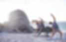 Yoga à la plage
