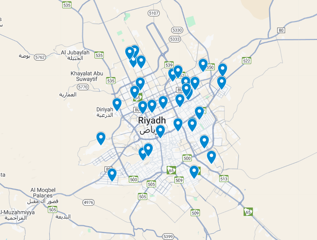 Riyadh Map