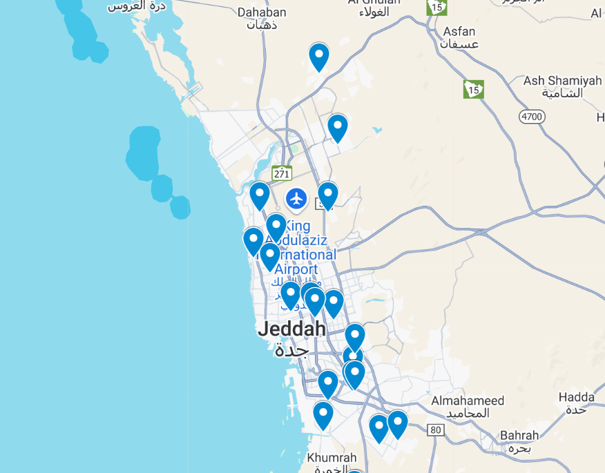 Jeddah Map