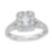1.5 cts radiant diamond engagement ring 14k white gold