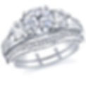 round diamond women's engagement ring