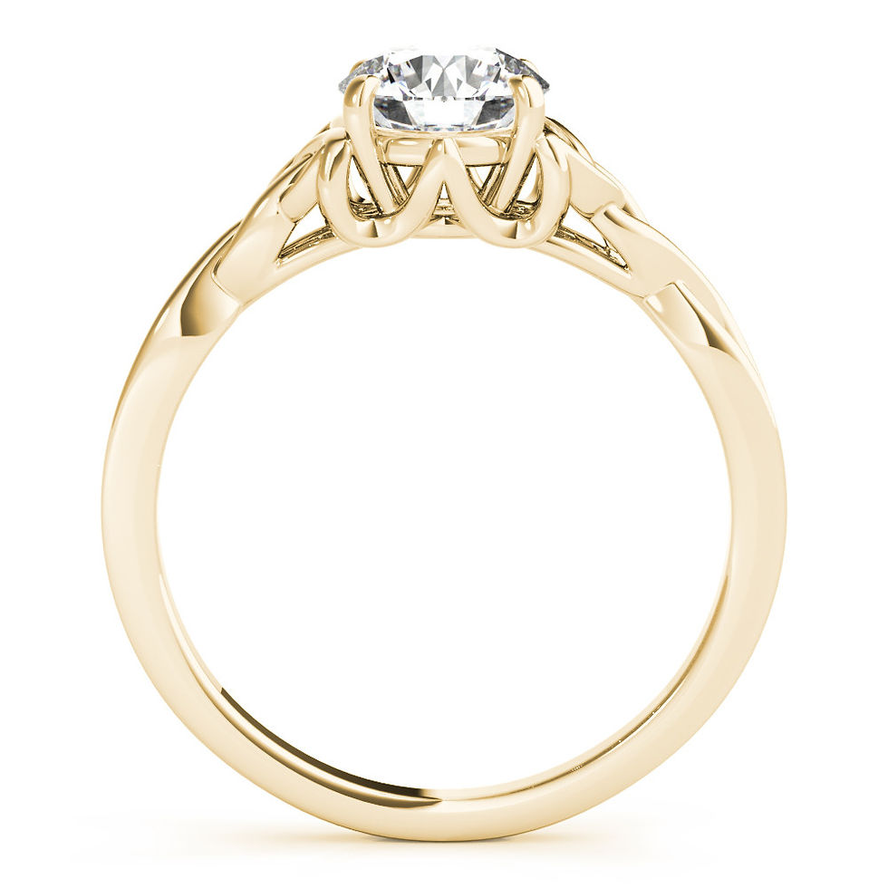 Thumbnail: Product: Round Brilliant 1.00 ct VS2 Clarity Diamond Vintage Solitaire Ring 14k Gold