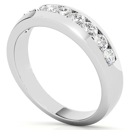Thumbnail: Diamond anniversary band in white gold