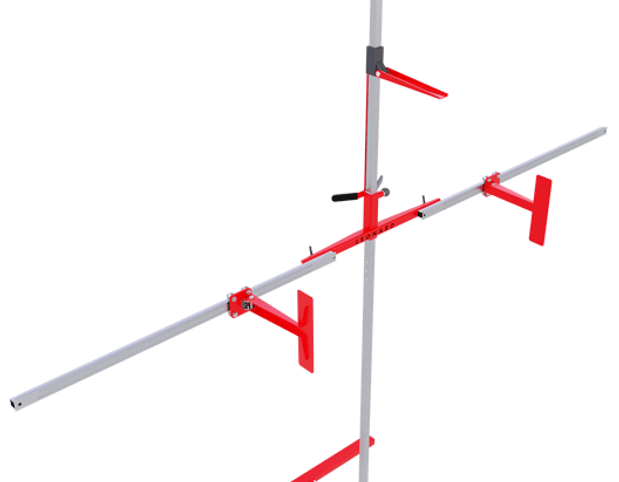 Portable stadiometer with human wingspan measurement tool
