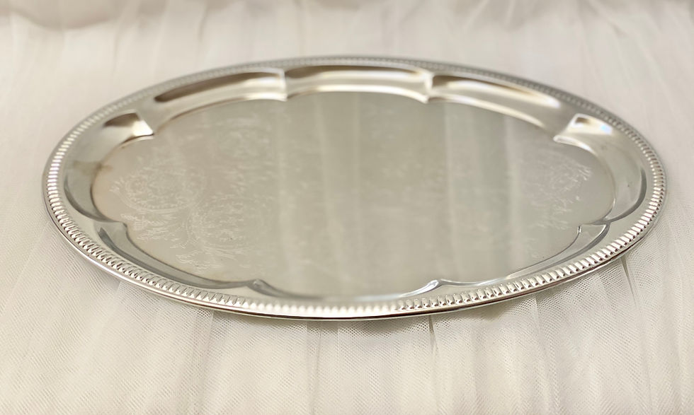 Silver Serving Tray