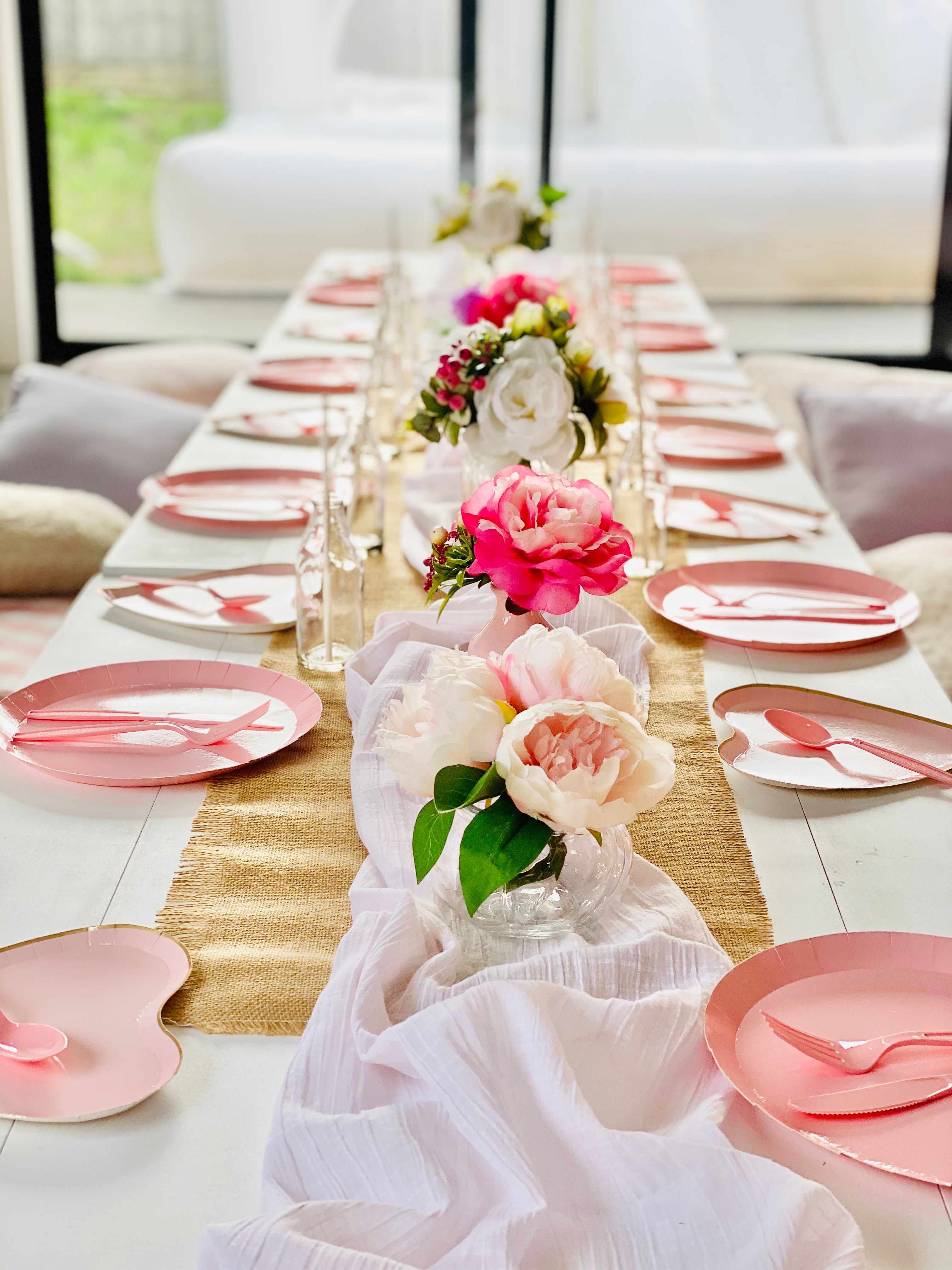 Hessian Table Runner