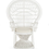 Thumbnail: white peacock chair hire melbourne