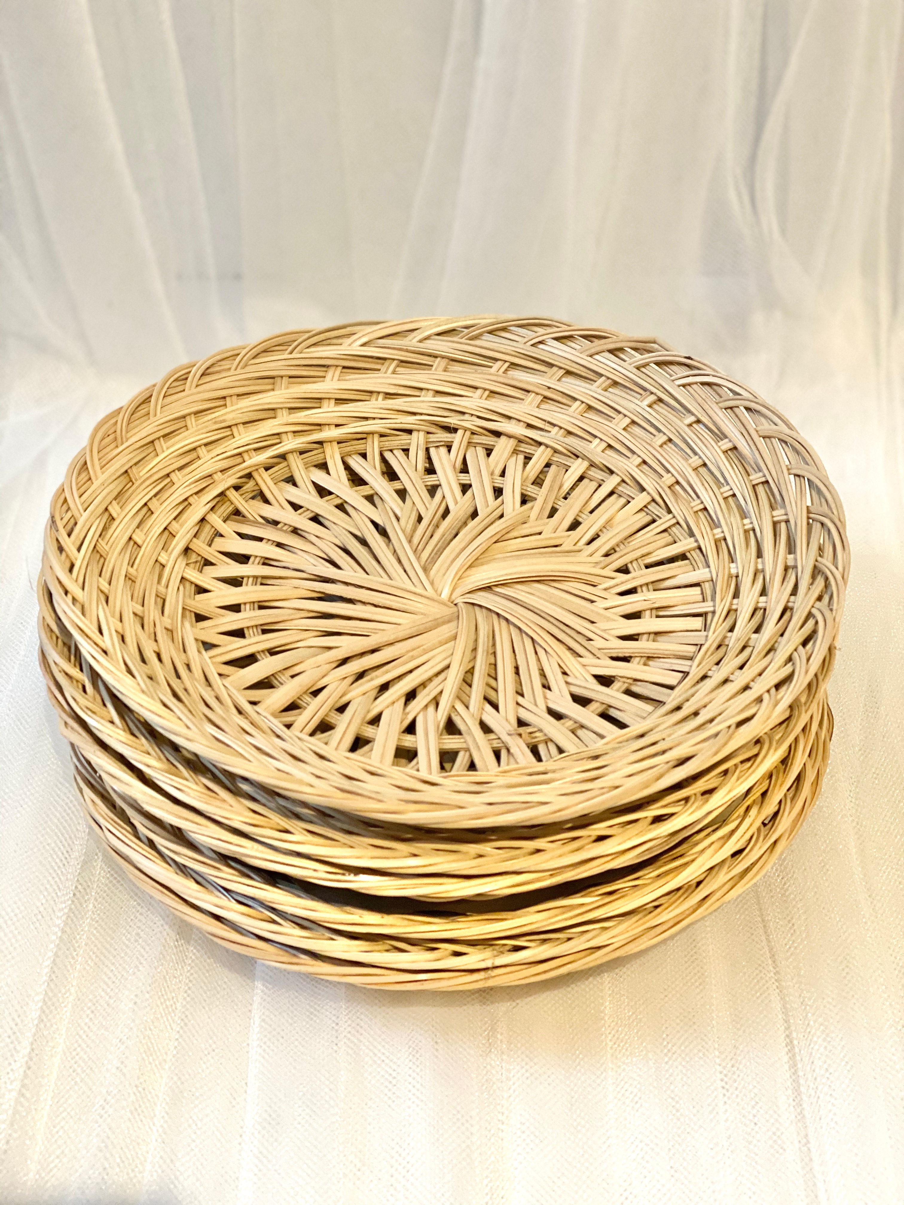 Cane Wicker Charger Plate