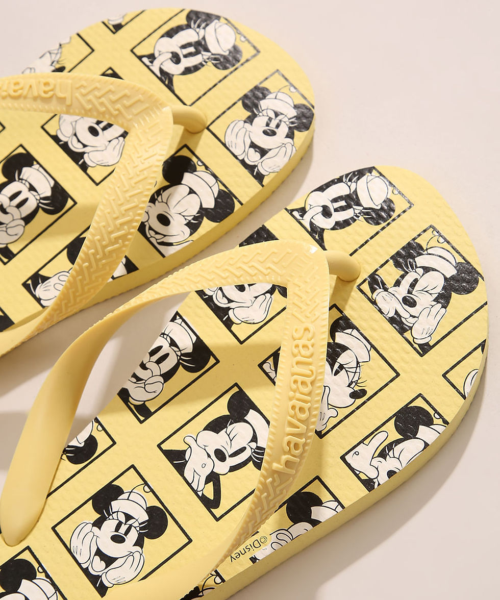 Miniatura: chinelo feminino estampado minnie top havaianas
