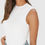 Miniatura: Regata Básica Feminina Gola Alta Em Canelado De Viscose Malwee