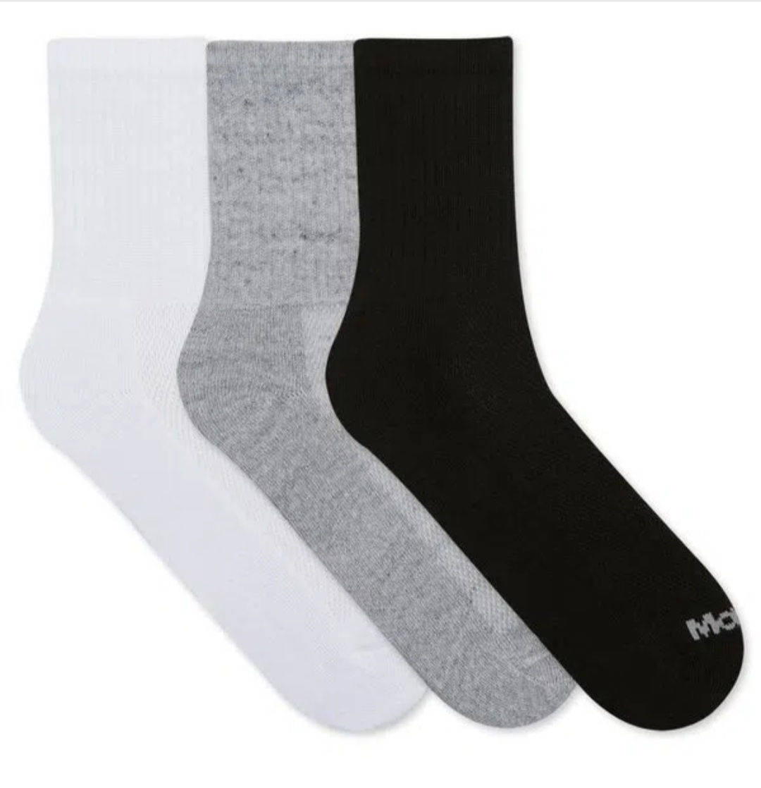 KIT 3 PARES MEIA CANO MÉDIO MASCULINA