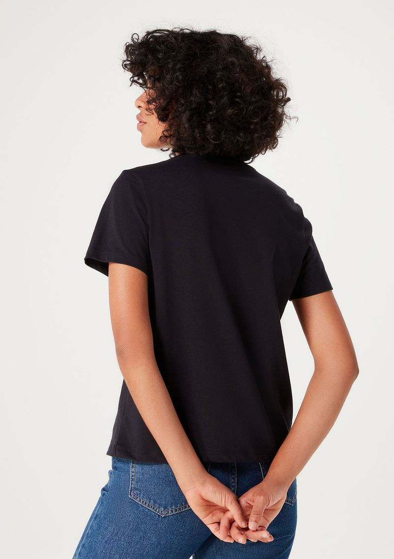 Miniatura: Blusa Básica Feminina Regular World Hering