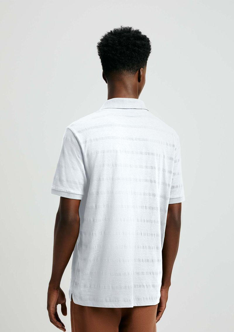 Miniatura: Camisa Polo Masculina Manga Curta Com Bordado - Hering