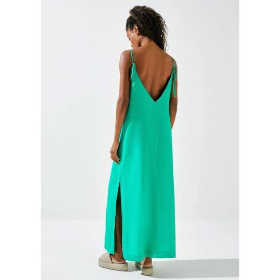 Miniatura: Vestido Longo Decote Quadrado Hering