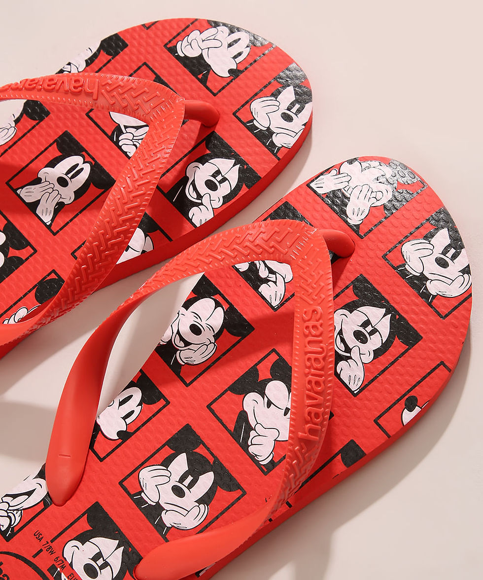 Miniatura: chinelo feminino estampado minnie top havaianas
