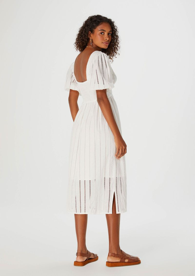 Miniatura: Vestido Midi Evasê Em Laise Hering